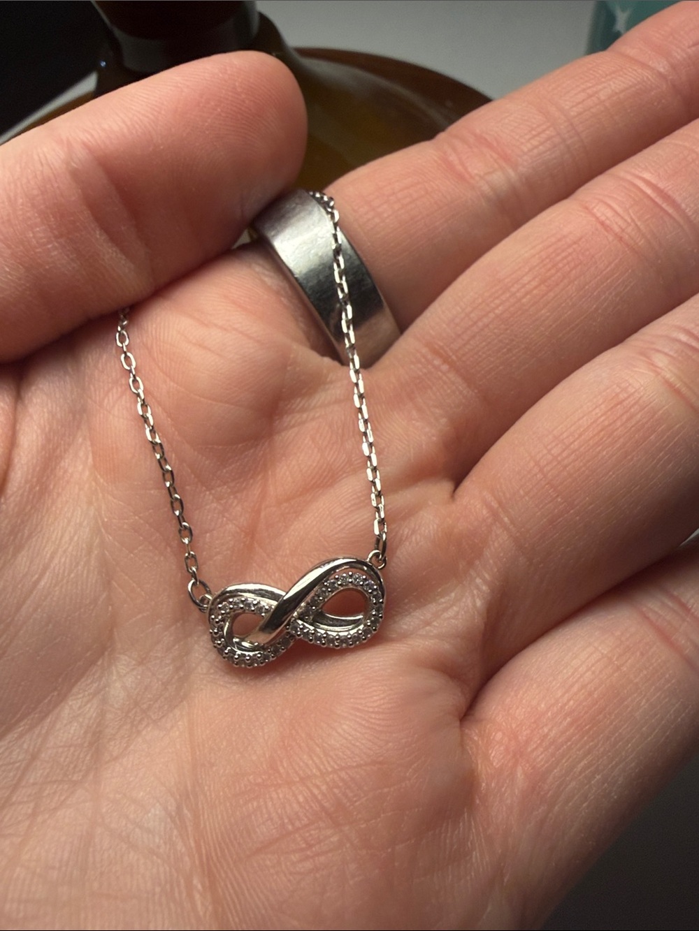 Swarovski Hyperbole pendant (infinity sign)
